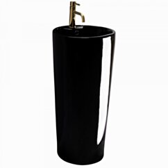Rea UMYWALKA BLANKA BLACK - WOLNOSTOJĄCA REA-U6635