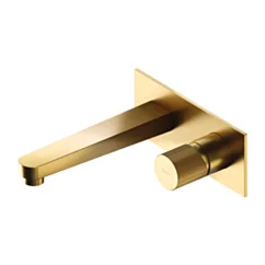 Omnires CONTOUR bateria umywalkowa podtynkowa, złoty szczotkowany CT8015GLB