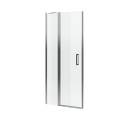 Excellent Mazo drzwi wnękowe wahadłowe pojedyncze 130x195 cm ze ścianką stałą, Clean Control, chrom KAEX.3025.K.1010.1300.CR