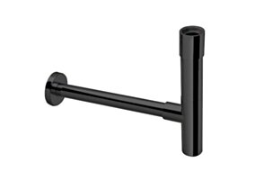 ROCA TOTEM syfon umywalkowy ozdobny 300 mm  Titanium Black CR-A5064031CN