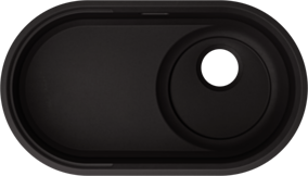 BLANCO OOVALON 700-U Velgranit mystic black, bez armatury 527989