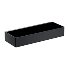 Omnires UNI koszyk prysznicowy, 30 x 5 x 11 cm, czarny mat UN10335BL