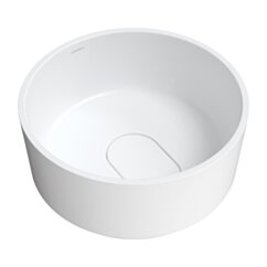 Omnires CADENCE M+ umywalka nablatowa, ø42 cm, biały mat CADENCER420BM