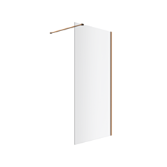 Excellent Vidoq walk-in ścianka prysznicowa prosta 80x200 cm, powłoka Clean Control, miedziany szczotkowany KAEX.1506.K.800.CB