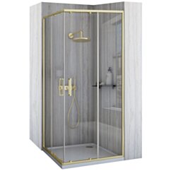 Rea KABINA CITY BRUSH GOLD 90x90 REA-K6443
