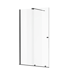 Excellent Ortigo walk-in drzwi prysznicowe przesuwne 140x200 cm, powłoka Clean Control, czarny mat KAEX.5012.K.1400.BL