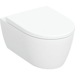 GEBERIT Geberit iCon Zestaw wiszącej miski WC, lejowa, B35.5cm, H37.5cm, T53cm, ukryte mocowania, Rimfree, z GEB-501.664.00.1
