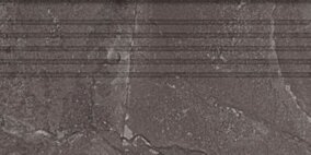 Tubądzin PTU GRAND CAVE graphite stopnica 59.8x29.6x0.8 (10) ST-01-218-0598-0296-1-096