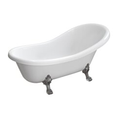Omnires ATENA COMFORT M+ wanna wolnostojąca, 175 x 82 cm, biały połysk ATENA174BP
