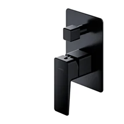 Omnires PARMA bateria prysznicowo-wannowa podtynkowa, czarny mat PM7435BL