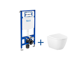 ROCA ZESTAW DUPLO ONE + ONA RIMLESS COMPACTO Z DESKĄ  (A890070020+A34H689000) CR-A893106400