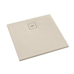 Schedline Brodzik kompozytowy Stabilsound Plus® Protos Cashemere Stone 80x80x3,5 cm, kwadratowy, Gwarancja 15 lat