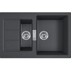 FRANKE Zlew S2D 651-78 Tetronite onyx ZLF-143.0618.687