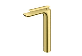 Kohlman Experience Brushed Gold bateria umywalkowa stojąca wysoka złoty szczotkowany QB170EGDB