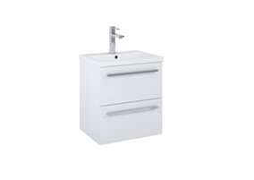 ROCA KWADRO Zestaw łazienkowy UNIK 50 cm z 2 szufladami, biały połysk(nr elita 166947 ) CR-A852449806