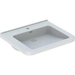 GEBERIT Geberit Selnova Comfort  Umywalka, B55cm, H15.5cm, T52.5cm, z przelewem, z otworem na baterię KOŁO 501.568.01.1 GEB-500.785.00.7