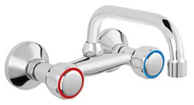 FERRO STANDARD bateria umywalkowa ściana chrom FE - BST3
