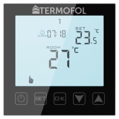 TERMOREGULATOR PROGRAMOWALNY TERMOFOL TF-H1-CZARNY 5222
