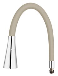 FERRO Wylewka Elastico II do baterii zlewozmywakowej, BEŻOWA FE-W101P-B