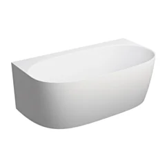 Omnires VALENCIA M+ wanna przyścienna, 158 x 86 cm, biały mat VALENCIAWPBM