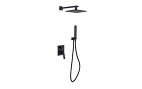 BESCO PMD ASPIRA II zestaw prysznicowy podtynkowy czarny matt BE-BP-AII-CZ