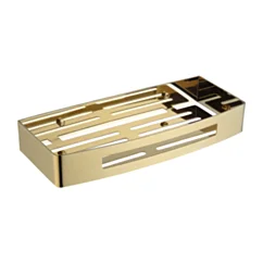 Omnires UNI koszyk prysznicowy, 30 x 5 x 13 cm, złoty połysk UN10331GL