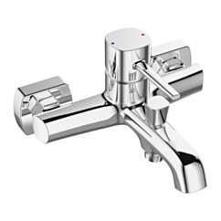 Laveo Bateria wannowo-prysznicowa ścienna chrom Pola BAP_010D