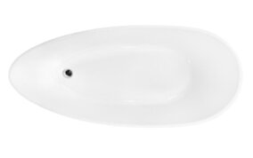 BESCO PMD Wanna GOYA 160x70  wolnostojąca Black & White  BESCO BE-WMDBC-160-G