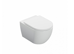 Excellent Stellar miska WC 53,5 cm wisząca bezrantowa, z deską wolnoopadającą, system spłukiwania Spin 360, biały połysk CENL.6603.535.WH