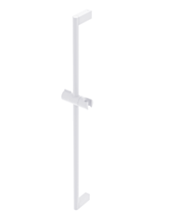 Excellent Drążek prysznicowy z uchwytem na słuchawkę prysznicową, 70 cm, biały mat AREX.SR.70WH