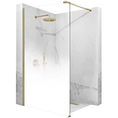 Rea ŚCIANKA PRYSZNICOWA AERO OMBRE BRUSH GOLD/WHITE 90 REA-K2463