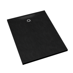 Schedline Brodzik kompozytowy Stabilsound Plus® Magnific Black Stone 90x140x4 cm, prostokątny, Gwarancja 15 lat