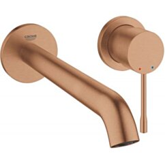 GROHE bateria umywalkowa 2 - otw.ścienna ESSENCE New elem. nadtynkowy brushed warm sunset GR - 19967DL1