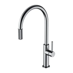 Omnires SWITCH bateria kuchenna z zestawem filtrującym, nikiel szczotkowany SW9057-FD1NI