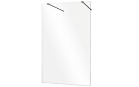 BESCO PMD Kab.walk in AVEO DUE BLACK 140x195 cz    BESCO BE-ADB-140-195C