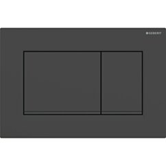 GEBERIT Przycisk stelaży Sigma20, przedni, czarny mat-czarny-czarny mat, easy-to-clean prostokątny GEB-115.883.16.1