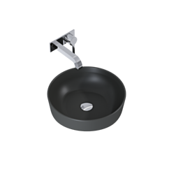 ELITA UMYWALKA LORCA 42x42 BLAT, CERAM ANTHRACITE MATT( ELITA 145007) SZE-145007