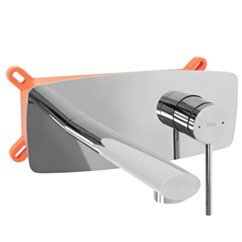 Rea BATERIA UMYWALKOWA PODTYNKOWA OVAL CHROM + BOX REA-B5124