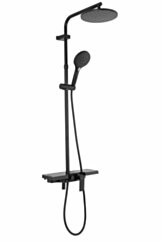 Rea ZESTAW NATRYSKOWY SANTOS CZARNY REA-P8803
