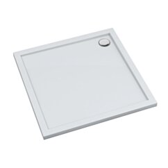 Schedline Brodzik akrylowy Sharper 80x80x4,5 cm, kwadratowy, Gwarancja 7 lat