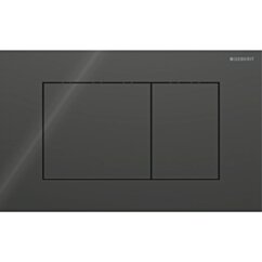 GEBERIT Przycisk Geberit Sigma40, przedni, szkło czarne, prostokątny GEB-115.629.SJ.1
