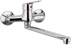 FERRO SMILE bateria zlewozmywakowa ściana chrom FE - BSM5