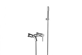 BESCO PMD Bateria wannowa ścienna ILLUSION  chrom  BESCO BE-BW-IS-CH