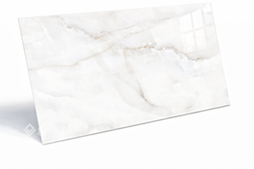 Prime Ceramics Białe płytki łazienkowe, marmur 60x120 połysk