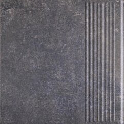 Paradyż Viano Antracite Stopnica Prosta 30x30 G1