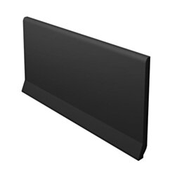Paradyż Bazo Nero Cokol Wywiniety Ostry Monokolor Mat. 10x19,8 G1