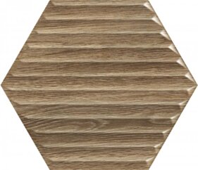 Paradyż Woodskin Wood Heksagon Struktura B Sciana 19,8x17,1 G1
