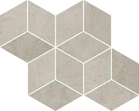 Paradyż Pure City Grys Mozaika Prasowana Romb Hexagon 20,4x23,8 G1