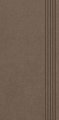 Paradyż Intero Brown Stopnica Prosta Nacinana Mat. 29,8x59,8 G1