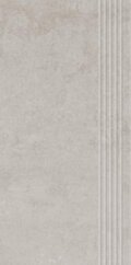 Paradyż Pure Art Grey Stopnica Prosta Nacinana Mat. 29,8x59,8 G1